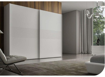 Weißer Kleiderschrank Schiebtüren Schlafzimmermöbel Luxus Echtholzmöbel