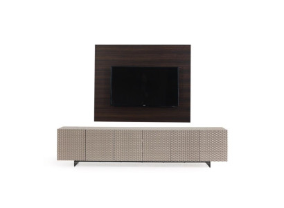 TV Wand Paneel Verkleidung Holz Luxus rtv Wohnzimmerwand Fernseh Möbel