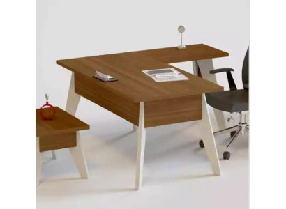 Eckschreibtisch Designer Holzmöbel Bürotisch Arbeitszimmer Tisch Neu