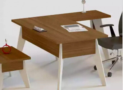 Eckschreibtisch Designer Holzmöbel Bürotisch Arbeitszimmer Tisch Neu