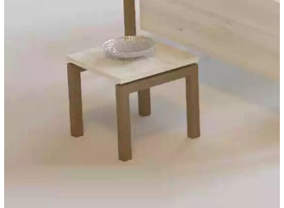Moderner Kleiner Couchtisch Quadratischer Ablagetisch Design Holz Möbel