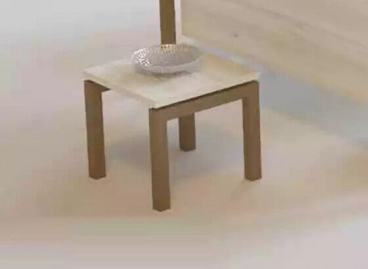 Moderner Kleiner Couchtisch Quadratischer Ablagetisch Design Holz Möbel