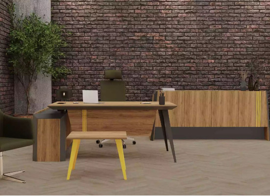 Eckschreibtisch Couchtisch Sideboard Büro Möbel Design Arbeitszimmer