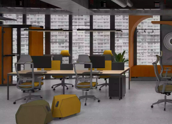 Moderner Großer Arbeitstisch Büromöbel Laptoptisch Büroarbeitsfläche