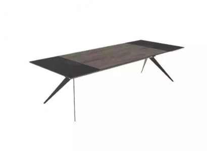 Großer Konferenztisch Büromöbel Besprechungstisch Office Einrichtung Braun