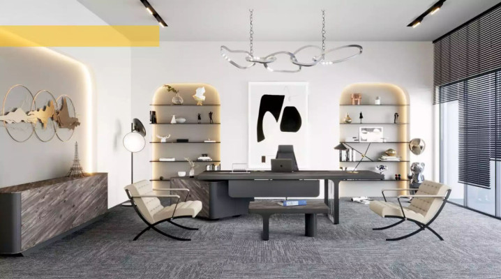 Sideboard Dokumenten Modern Kommode Schrank Holz Büroschrank Grau