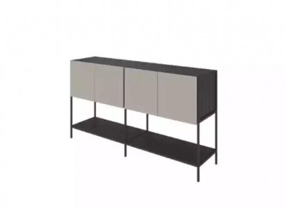 Büro Bücherregal Holz Arbeitszimmer Regal Möbel Grau Holz Metall