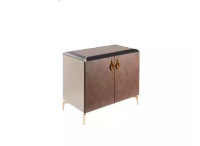 Beige Luxus Kommode Sideboard Büromöbel Schrank Designer Möbel Neu