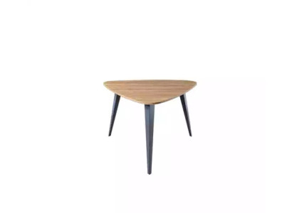 Dreieckiger Couchtisch Arbeitszimmermöbel Kaffetisch Holzmöbel Braun Neu