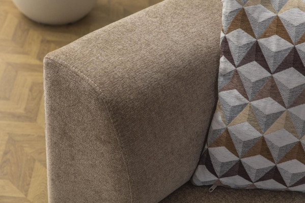 Dreisitzer Sofa 3 Sitzer Stoffsofa Polstersofa Grau Modern Stoff Neu