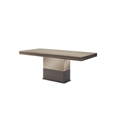 Esstisch Esszimmertisch Tisch Esszimmer Luxus Holz Beige 199 cm