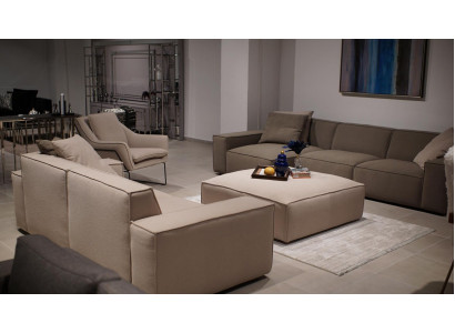 Wohnzimmermöbel Set 4 tlg Luxus Einrichtung Sofagarnitur Design Ecksofa