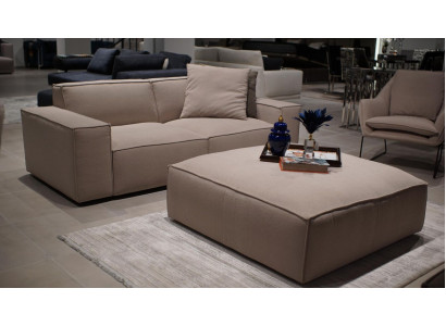 Wohnzimmer Möbel Luxus Komplett 2tlg Design Sofa Dreisitzer Einrichtung Hocker