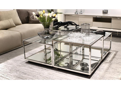 Modern Glas Couchtisch Wohnzimmer Möbel Neu Design Einrichtung
