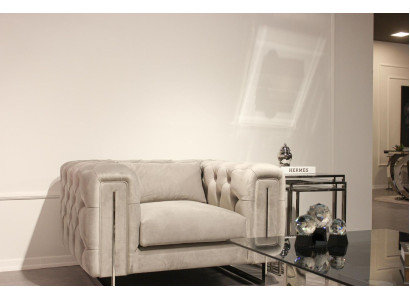 Modern Sessel Wohnzimmer Chesterfield Möbel Polster Einrichtung Textil