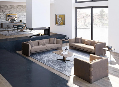 Design Luxus Wohnzimmer 6tlg Garnitur Polstermöbel Einrichtung Dreisitzer Sofas