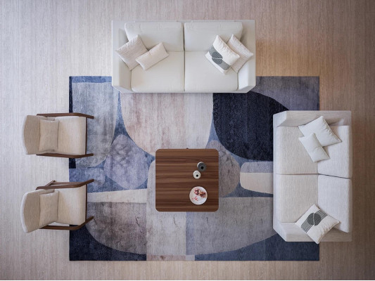 Sofagarnitur 2x Zweisitzer Sofa Couch Design 2x Sessel Wohnzimmer Einrichtung