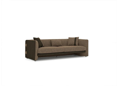 Sofa Dreisitzer Polster Textil Wohnzimmer Couch Design Luxus Polstermöbel