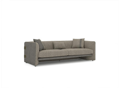 Sofa Dreisitzer Couch Grau Möbel Polstermöbel Wohnzimmer Einrichtung Neu