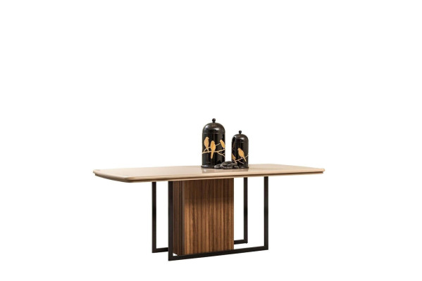 Esstisch Tisch Esszimmertisch Holz Braun Modern Esszimmer Holztisch