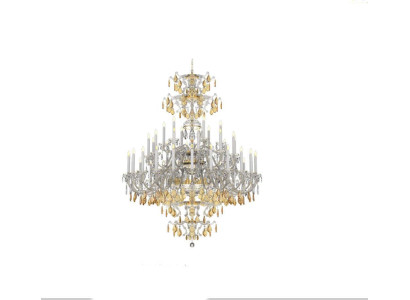 Lampe Kronleuchter Designer Exklusive Pendelleuchte Wohnzimmer Stil