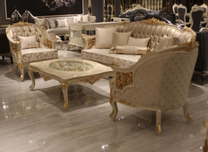 Moderne luxus Sofagarnitur set 2x Sofa 3 Sitzer Wohnzimmer Set Edlem Stuhl