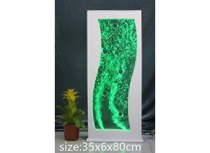 Wassersäule wasserwand Wasserfall Led Trennwand Luxus Design Einrichtung Metall