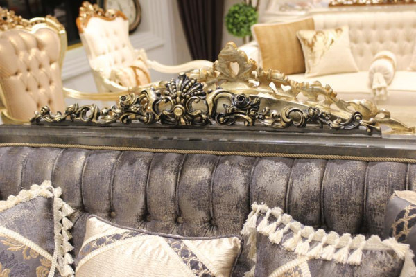 Luxus Wohnzimmer Set Sofagarnitur 3+3+1+1 Sitzer, bequemem 2x Sessel Neu