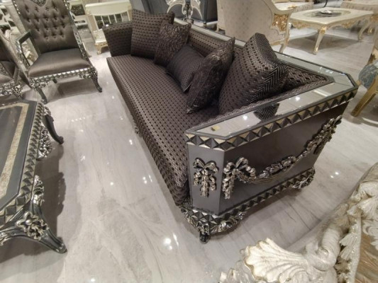 Prestigeträchtige 3+3+1 Wohnzimmer Garnitur Wohnzimmer set zwei Sofas und sessel