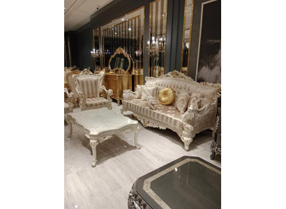 Designer Wohnzimmer Set 2x 3 Sitzer Sofas Exklusives Wohnzimmer Set