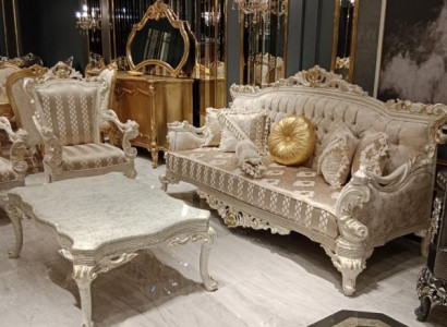 Designer Wohnzimmer Set 2x 3 Sitzer Sofas Exklusives Wohnzimmer Set