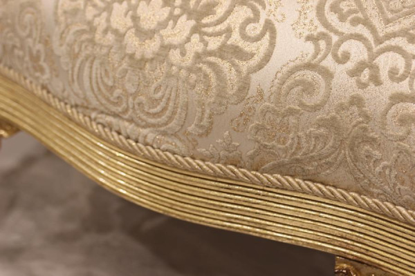 Klassische Sofagarnitur 311 Sitzer Couchgarnitur Holz Sessel Textil Komplett Neu