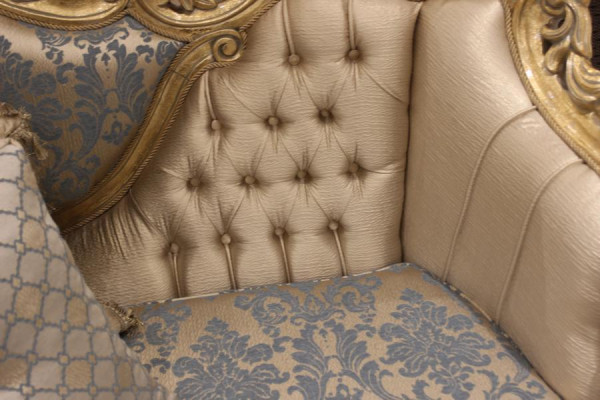 Sofagarnitur 3+1 Sitzer Sessel Garnitur Chesterfield Relax Sessel Möbel 