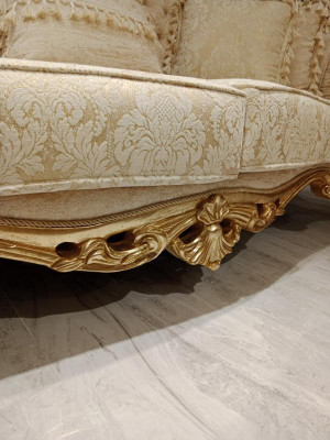 Chesterfield 3 Sitzer Designer Sofa Couch Polster Couchen Textil Neu