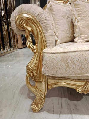 Chesterfield 3 Sitzer Designer Sofa Couch Polster Couchen Textil Neu