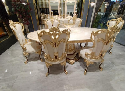 Esstisch Holztisch Tisch Gruppe Esszimmer Wohnzimmer Garnitur Holz Design Tische