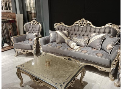 Luxus Wohnzimmer Möbel Sessel Hochwertiger Sessel Sessel Grau Neu Relax