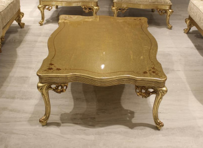 Couchtisch Wohnzimmertisch Gold Luxus Couchtische Beistelltisch Sofatisch Neu