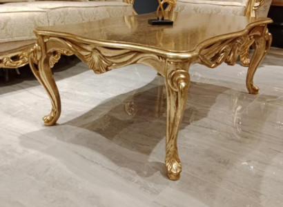 Couchtisch Tische Chesterfield Tisch Design Luxus Möbel Gold Holz Wohnzimmer Neu