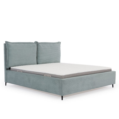 Großes Schlafzimmer Bett Luxuriöses Textilbett Stilvolle Polsterbetten