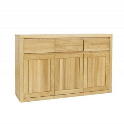 Designer Kommode Massivholz Kommoden Schrank Schränke Echtes Holz Eiche 140x90cm