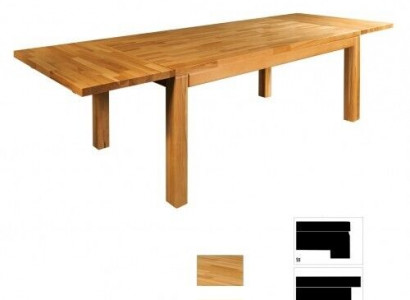 Tisch Echtes Holz Eiche Massivholz Esstische Vollmassiv 140x90cm Tische Echtholz