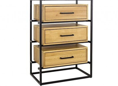 Designer Loft Kommode Anrichte Schrank Wohn Zimmer Regal Luxus Metall Kommoden