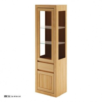 Handarbeit Holz Möbel Vitrine Vitrinenschrank Vitrinen Schrank Glasschrank Neu