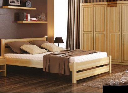 Schlafzimmer 3tlg. Set Bett Nachttische 2x Betten Echtes Holz Massivholz