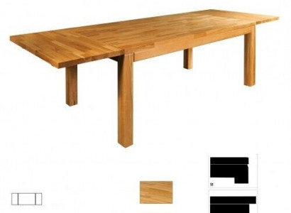 Esstisch Massive Tische Möbel Esszimmer Tisch 160x90cm Echtes Holz Vollholz Neu