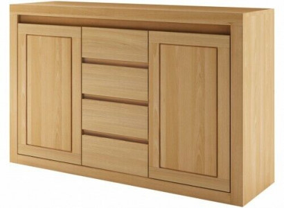 Designer Kommode Seite Low Board Kleiderschrank Regal für Wohnzimmer Massivholz