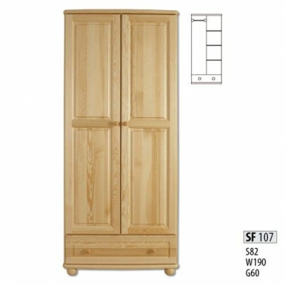 Echtes Holz Massivholz Vollholz Kleiderschrank Schrank Schlafzimmerschrank Neu