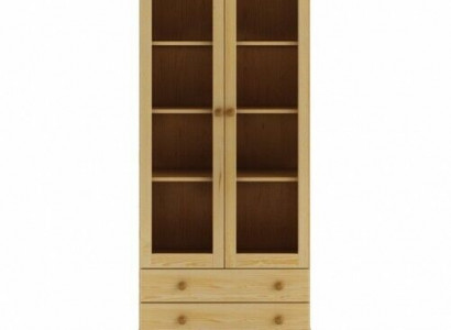 Vitrine Wohnzimmer Anrichte Massive Holz Vitrinen Glas Schrank Echtholz