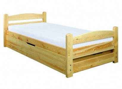 Schlafzimmer Holzbett Echtes Holz Bett Betten Hotel 90x200 Stil Massive Möbel